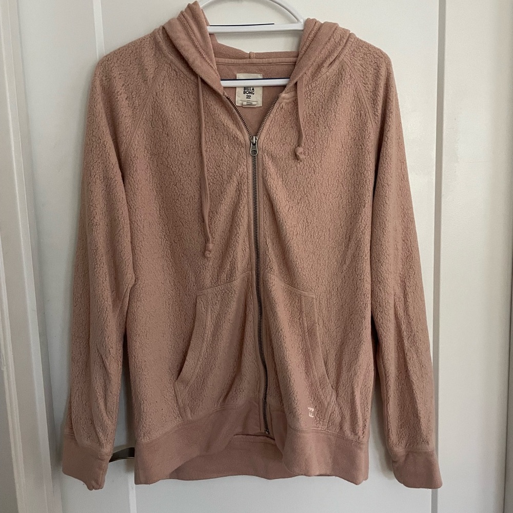 Billabong fleece full zip hoodie